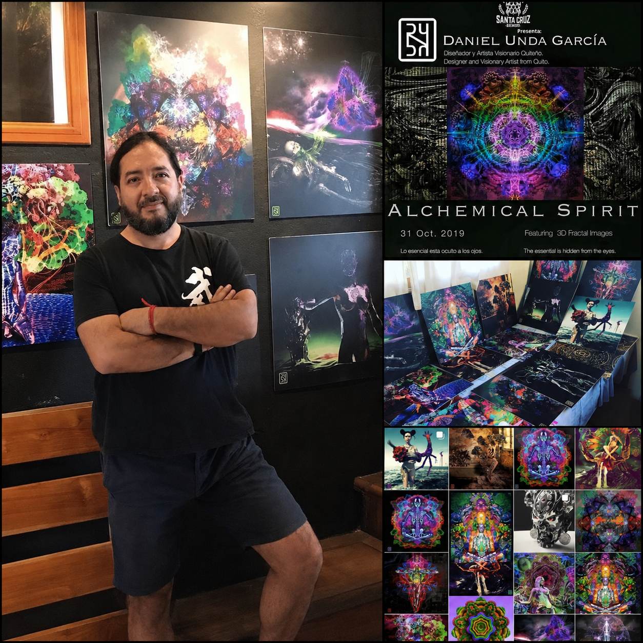 Alchemical Spirit fractal art exhibition